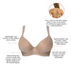Parfait Lingerie PARFAIT Bliss P7000 Full Busted Seamless Lightly Padded Spacer T-shirt Bra  - Warm Sand