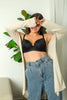 Parfait Lingerie Casey Plunge Molded T-Shirt Bra - Black