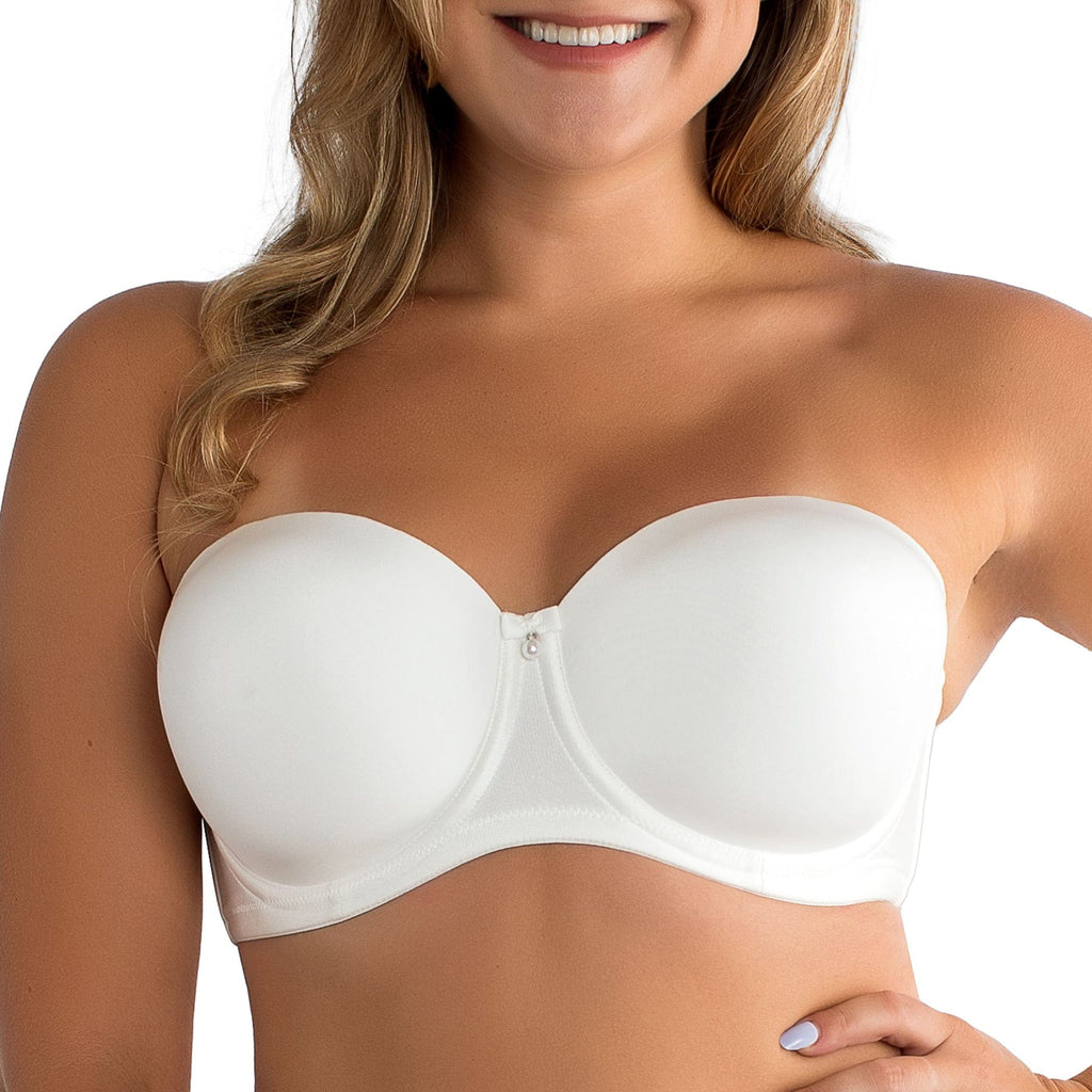Parfait Lingerie PARFAIT Elise P60915 Full Busted Strapless Bra - Pearl White