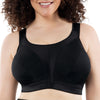 Parfait Lingerie PARFAIT Active P62121 Wirefree Full Busted and Full Coverage Unlined Sports Bra - Black