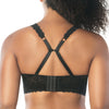 Parfait Lingerie Bralette PARFAIT Adriana P5482 Women's Curvy and Full Bust Supportive Wire-free Lace Bra  - Black