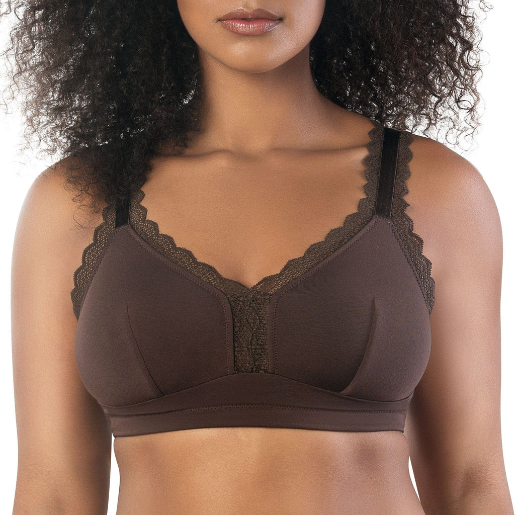 Parfait Lingerie Bralette PARFAIT Dalis P5641 Women's Full Busted and Curvy Wire Free Bralette  - Deep Nude