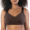 Parfait Lingerie Bralette PARFAIT Dalis P5641 Women's Full Busted and Curvy Wire Free Bralette  - Deep Nude