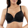 Parfait Lingerie PARFAIT Elise P6270 Full-Busted Comfy Seamless Molded Padded Everyday Basic Underwired T-Shirt  Bra - Black