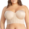 Parfait Lingerie PARFAIT Elissa P50116 Women's Full Bust and Full Figure Strapless Longline Bra  - European Nude