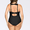 Parfait Lingerie PARFAIT Keira S8076 Womens One Piece Swimsuit Cut-Out Halter Support Swimwear - Black