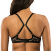 Parfait Lingerie PARFAIT Luxlacy P2000 Full Busted Lace Molded Padded Everyday Basic Wired T-shirt Bra - Black