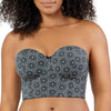Parfait Lingerie PARFAIT Marissa P50117 Women's Full Bust and Full Figure Strapless Longline Bra - Black Mosaic
