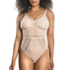 Parfait Lingerie PARFAIT Mia Dot P6017 Women's Sexy Wire-free Bodysuit Lingerie - Cameo Rose
