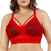 Parfait Lingerie Bralette PARFAIT Mia Dot P6011 Women's Full Busted Lightly Padded Wire Free Bra - Racing Red