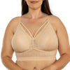 Parfait Lingerie PARFAIT Mia Lace P5951 Women's Full Busted Lightly Padded Wire Free Bra - Bare