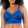 Parfait Lingerie PARFAIT Mia Lace P5951 Women's Full Busted Lightly Padded Wire Free Bra - Sapphire