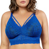 Parfait Lingerie PARFAIT Mia Lace P5951 Women's Full Busted Lightly Padded Wire Free Bra - Sapphire