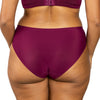 Black Parfait Seamless Hipster Panty 6 Pack, black lingerie with smooth, comfortable fit, shown from back view.