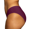 Blackberry-colored Parfait Seamless Hipster Panty from the 6-pack, shown from the side view, made with smooth, comfortable fabric.