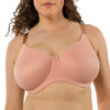 Parfait Lingerie PARFAIT Pearl P60921 Women's Non-padded Seamless Minimizer Full Busted Bra - Peach Beige