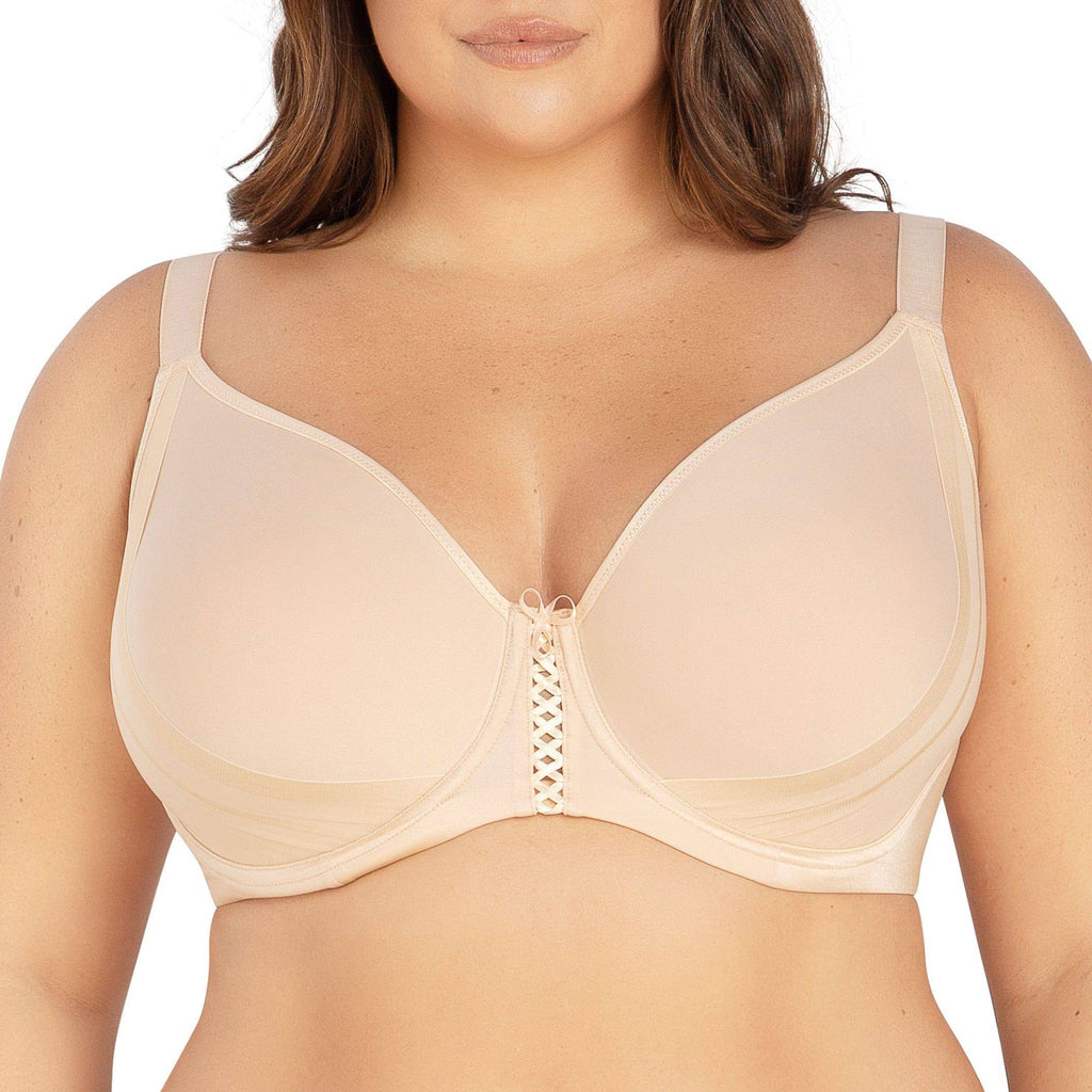 Parfait Lingerie Shea full bust T-shirt bra in bare color, front view showing smooth cup design and supportive straps.