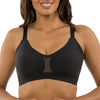 Parfait Lingerie PARFAIT Simplicity P2400 Full Busted Seamless And Smooth Everyday Basic Wirefree Bra With Removable Pads - Black