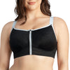 Parfait Lingerie PARFAIT Wave P6052 Women's Wire-Free Front Closure Sports Bra - Black
