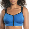 Parfait Lingerie PARFAIT Wave P6052 Women's Wire-Free Front Closure Sports Bra - Nautical Blue