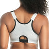 Parfait Lingerie Sports Bra PARFAIT Wave P6052 Women's Wire-Free Front Closure Sports Bra - Silver