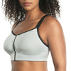 Parfait Lingerie Sports Bra PARFAIT Wave P6052 Women's Wire-Free Front Closure Sports Bra - Silver