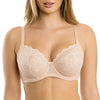 Parfait Lingerie Parfait Luxlacy Pretty Lace and Mesh Full Busted Unlined Non-Padded Wired Bra - Desert Flower