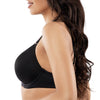 Parfait Lingerie PARFAIT Elise P6270 Full-Busted Comfy Seamless Molded Padded Everyday Basic Underwired T-Shirt  Bra - Black