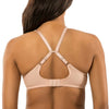 Parfait Lingerie Parfait Luxlacy Pretty Lace And Mesh Full Busted Full Coverage Unlined Non-padded Wired Bra - Cameo Rose
