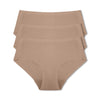 Parfait Lingerie L / Warm Sand Parfait Seamless Mid-Waist Brief 3 Pack