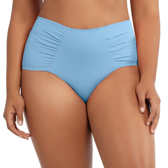 Parfait Lingerie PARFAIT Vivien S8165 Womens High Waist Bikini Bottom Full Coverage Retro Swimwear - Dream Blue