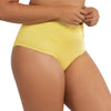 Parfait Lingerie PARFAIT Vivien S8165 Womens High Waist Bikini Bottom Full Coverage Retro Swimwear - Lemon Drop
