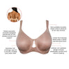 Parfait Lingerie Emily Full Busted Unlined Non-Padded Wired T-Shirt Bra - Warm Sand