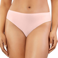 Bonded French Cut body smoothing panty in porcelain by Parfait Lingerie, shown on a model highlighting the seamless fit.
