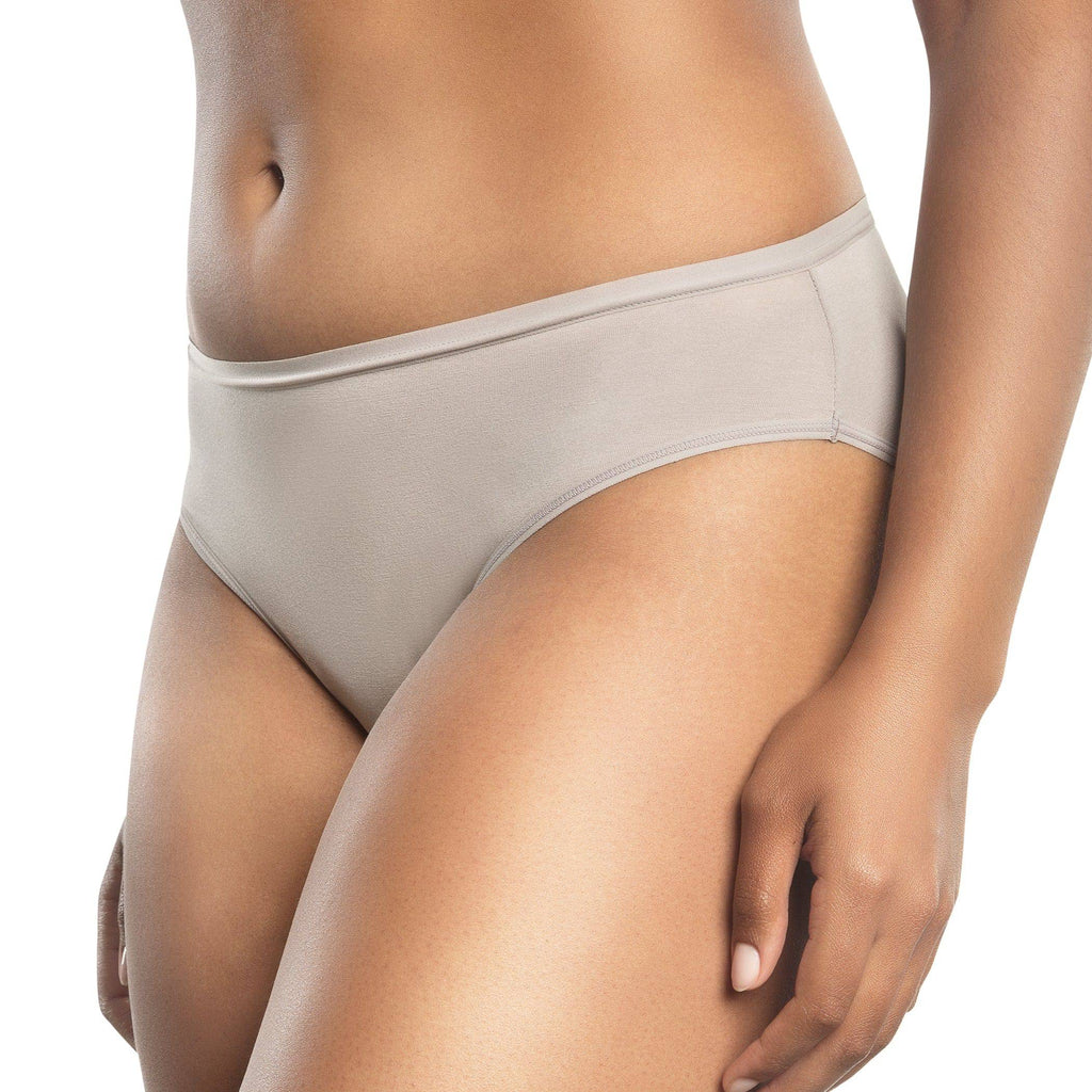 Cozy full coverage hipster underwear in sandstone from Parfait Lingerie, featuring soft fabric and comfortable fit.